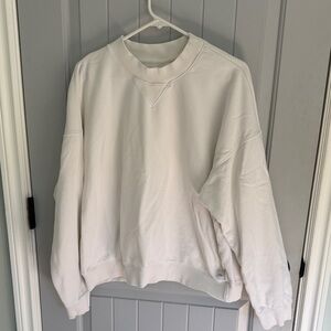 Vuori Cream Crew Neck Sweater